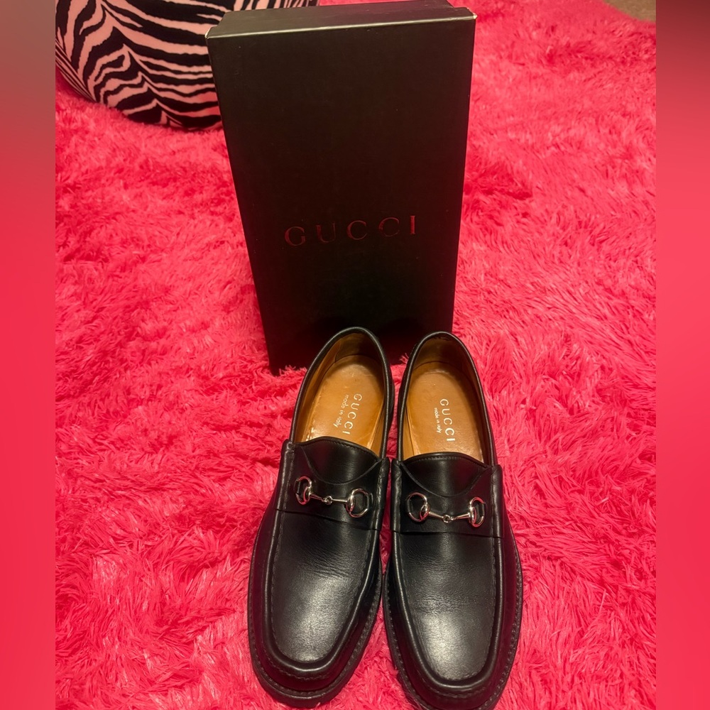 Original Gucci loafers excellent condition warn 3 times over the years!